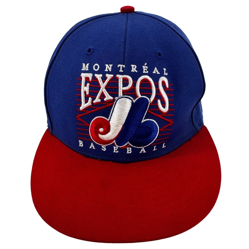 Montreal Expos Baseball Hat Cap Cooperstown collection 47‎  Snapback Blue Red